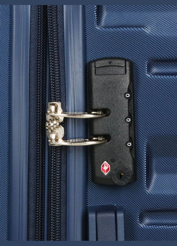 Чемодан Франция средняя M синяя 66х43х26(+5)см/75л/3.7кг/ 628 WORLDLINE (324802284)