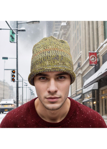 Шапка "Финикс Хит", шапка бини ролл для мужчин, женщин и подростков, ручная работа от, 50-58 см PRIGRIZ (369165130)