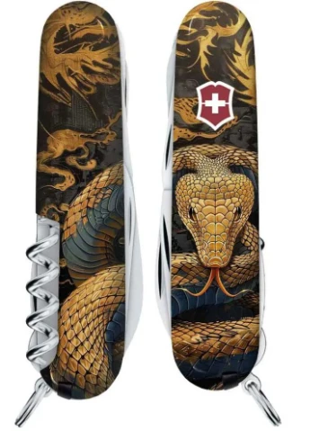 Ніж Huntsman Zodiaс. Дерев’яна змія Victorinox (327419749)