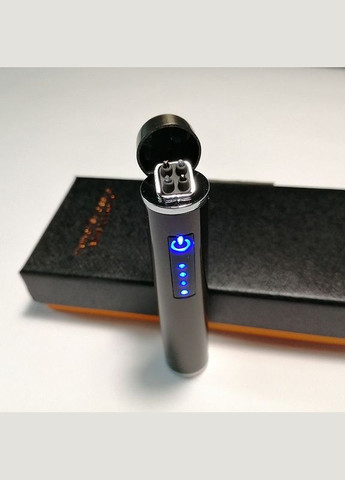 Зажигалка USB электроимпульсная USB ZGP-2 сенсорная на 2 дуги (Черная) Dom (293275152)