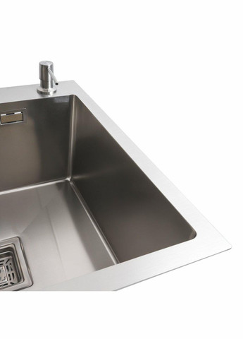 Кухонна мийка 78*50С R нержавійка Handmade (поглиблена полиця, 3.0/1.0 мм) Platinum (342071839)