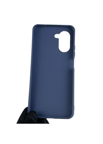 Чехол для C33 однотонный матовый силиконовый на реалми с33 синий Realme (366021101)