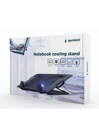 Підставка для ноутбука NBS-1F17T-01 Black 17` Gembird (370621181)