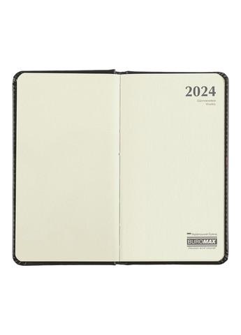 Еженедельник датированный 2026 карманный VELOUR, 85*153, розовый,искусственная кожа BM.2891-10 Buromax (361971032)