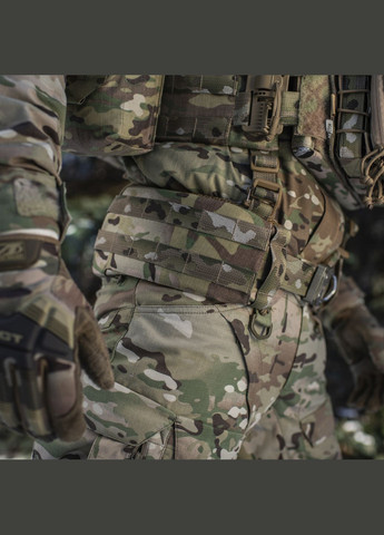 Пояс тактический War Belt ARMOR Tegris D-Ring Cobra Multicam (3XL) M-TAC (303413710)