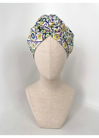 Тюрбан с цветком и сицилийским принтом BANDANA QUEEN (366239292)