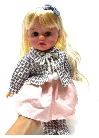 Лялька м'яконабивна Меланія зі звуковими ефектами 5 пісень укр мова 39см Вид 3 (M 5916 I UA) No Brand (362205936)