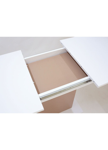 Стіл обідній розкладний Stoun 100(135)x60 см Біла Аляска / Латте Intarsio (372178406)