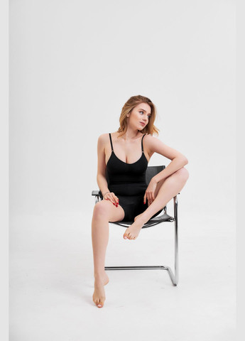 Утягивающие боди-шорты для коррекции фигуры комбидрес черный Nud (321172386)