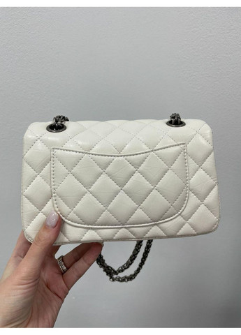Сумка жіноча 1.55 Reissue Double Flap Leather Bag White Black No Brand (355342706)