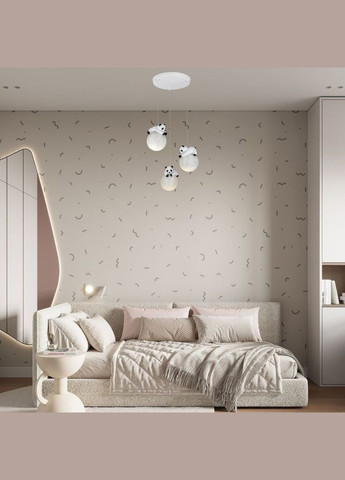 Детская подвесная люстра "Пандочки на луне" (82-150-3(300) PA) No Brand (370071890)