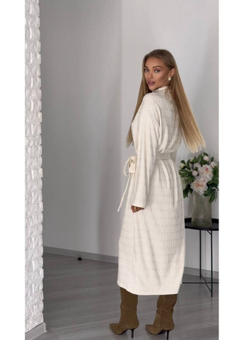 Молочна жіноча сукня ангора трикотаж дизайн No Brand