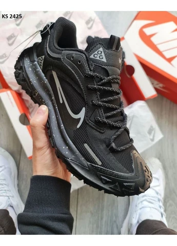 Черные демисезонные кроссовки мужские nike acg mounth fly 2 low gtx black найк асж маунс флай черные No Brand