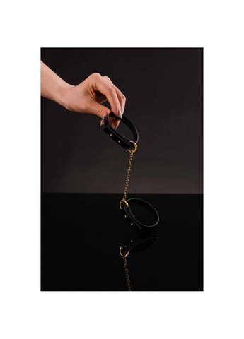 Браслет-наручники итальянская кожа, черный, UPKO Upco (292014612)