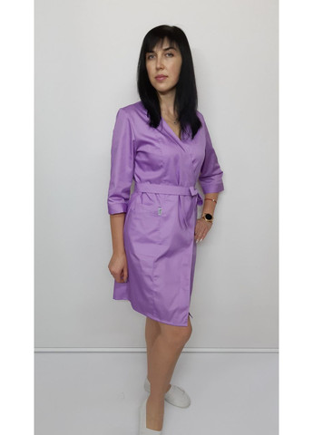 Жіночий медичний халат Бель котон три чверті рукав 54, No Brand (361359723)