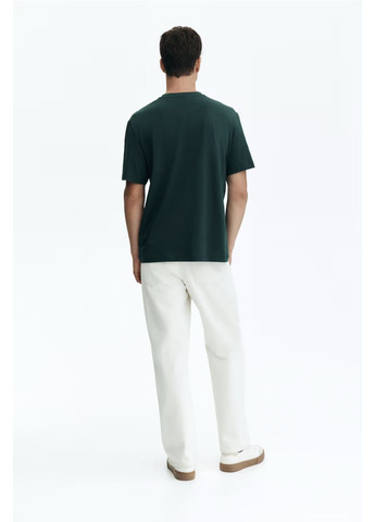 Зелена футболка H&M regular fit