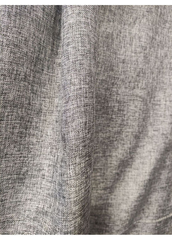 Штора Лен Облегченный серый 1 шт 100х210 No Brand (353829004)