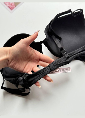 Чёрный бюстгальтер с пуш-ап pink черный Victoria's Secret