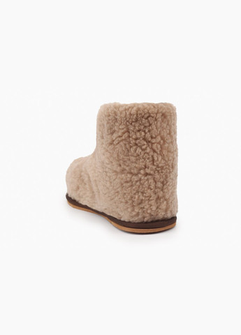 Бежевые тапочки-сапожки 9991 бежевый shop (2000989186250) No Brand