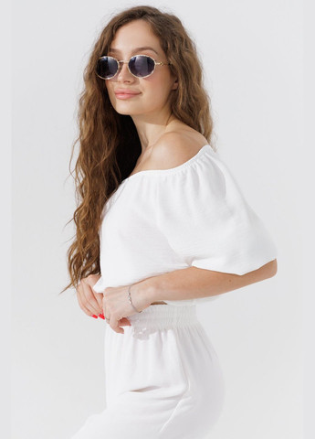 Костюм брюки+топ однотонний жіночий 2422 (2000990645036S) shop (2000990645036) No Brand (363131097)