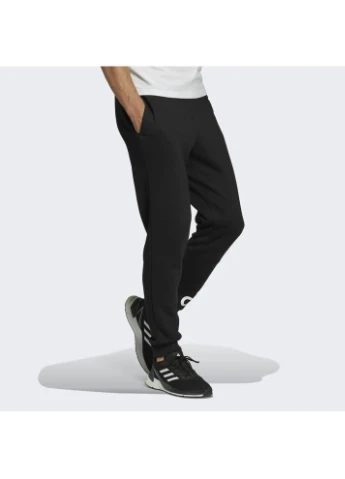 Штани Essentials Fleece Tapered Cuff Logo Pants Black GK8966 adidas (397854364)