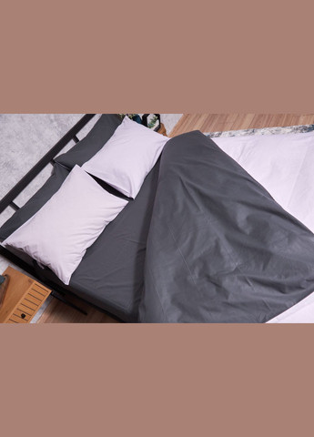 Комплект постельного белья Бязь Gold Люкс «» двуспальный 175х210 наволочки 2х40х60 (MS-820002338) Moon&Star Orchid Gray (286762323)