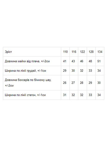 Синій демісезонний набір із 2-х комплектів для хлопчика (майка+боксери) (p-9239) Носи своє