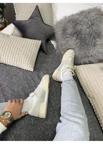 КРОСІВКИ ЖІНОЧІ ADIDAS FORUM LOW ORBIT GREY АДІДАС ФОРУМ СІРІ No Brand сірі демісезони (391935929)
