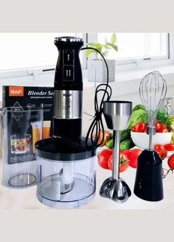 Погружной блендер R.326 3в1 домашний кухонный ручной миксер измельчитель чоппер 800 Вт RAF (296925836)
