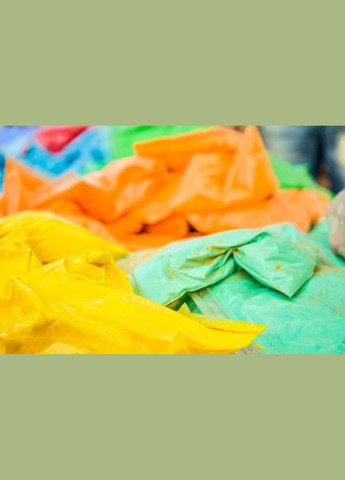 Желтая Краска Холи Гулал, 50 грамм, сухая порошковая краска для фестивалей, флешмобов, фотосессий, пакет 50 грамм No Brand (331738707)