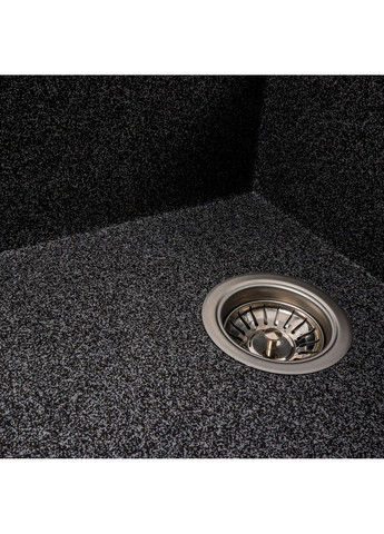 Гранітна мийка для кухні AZURIT 7950 матова Графіт Valeso (358059963)