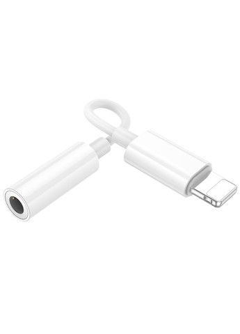 Кабель-перехiдник iP to 3.5 digital audio converter White (6941991111143) Borofone BV21 Genuine (361347855)