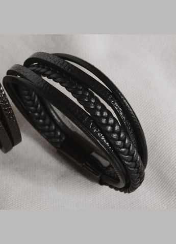 Чоловічий шкіряний браслет на руку з магнітною застібкою "Deluxe" Royal (286421365)