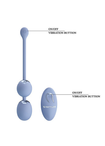 Вагинальные шарики, 12 режимов вибрации — Pretty Love Willie Vibrating Kegel Balls LyBaile (322184378)