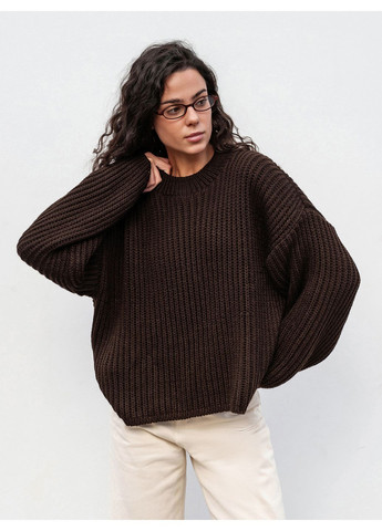 Темно-коричневий зимовий светр Romashka Кентуккі