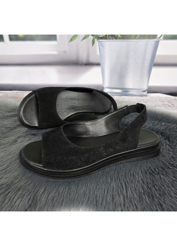 Черные босоножки женские SALI с ремешком