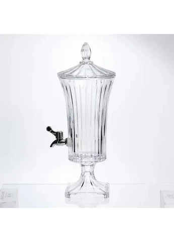 Лимонадница стеклянная на ножке Patterned Pitcher 2 л с краником Yiwu (397891336)