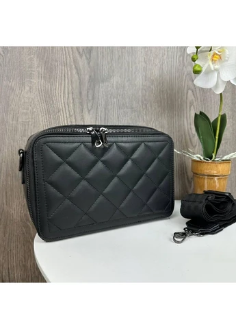 Каркасна Жіноча Міні Сумочка Стьобана Сумка Для Дівчат Стиль Guess Чорна Seli No Brand (392698476)