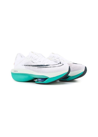 Сірі літні кросівки nike No Brand Air Zoom Alphafly White Green