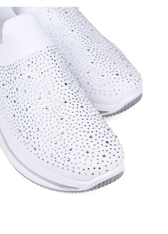 Белые всесезонные женские кроссовки a-1 белый ткань Attizzare