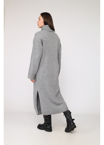 Сіра сукня жіноча колір сірий цб-00285742 Yuki