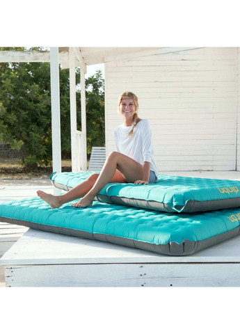 Матрас надувной Betty Double Petrol/Grey (243108) Uquip (363044549)