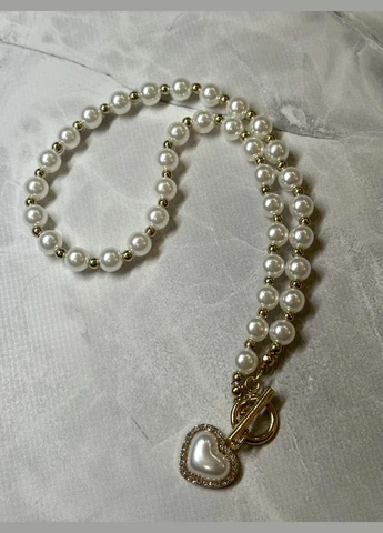 Кольє Pearl Heart White Mirshine (336382931)