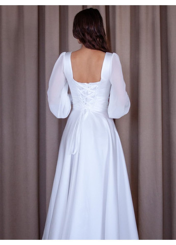 Білий вечірня плаття дзвін Lolita однотонна