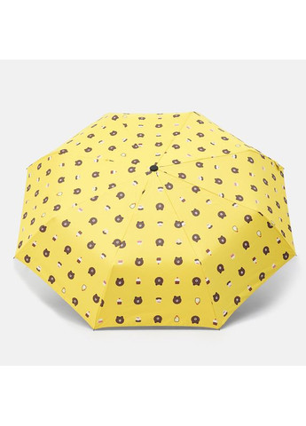 Жёлтый детский складной зонт, полный автомат cv13123 жёлтый Monsen (365727860)