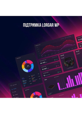 Гарнитура Kaya 460 Gaming RGB USB Black (LRG-GHS460) LORGAR (322912969)