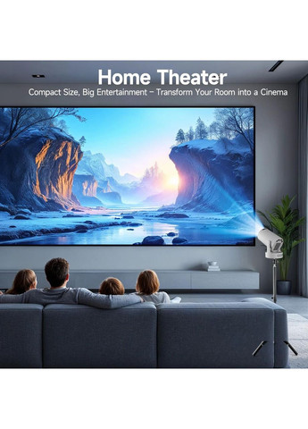 Проектор HY300 Pro+ Plus White, домашний кинотеатр Magcubic (364120270)