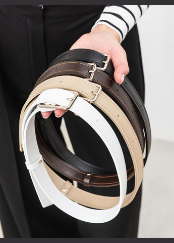 Ремень базовый с квадратной пряжкой Romashka Монтижу (311301906)