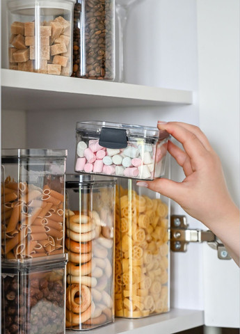 Ємність для зберігання Zerno, 10х10х18,8 см MVM (297223957)