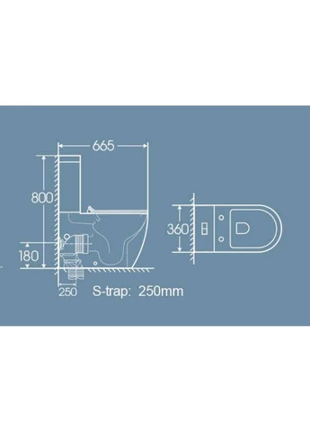 Унитаз-моноблок Ermin JL 65*36.5*79 ( А0059572 ) Insana (396554447)